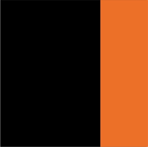 Black-Fluro Orange