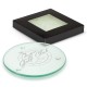 Venice Glass Coaster Set of 2 - Round