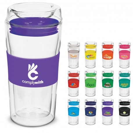 Rhythm Colour Borosilicate Glass Tumbler Set