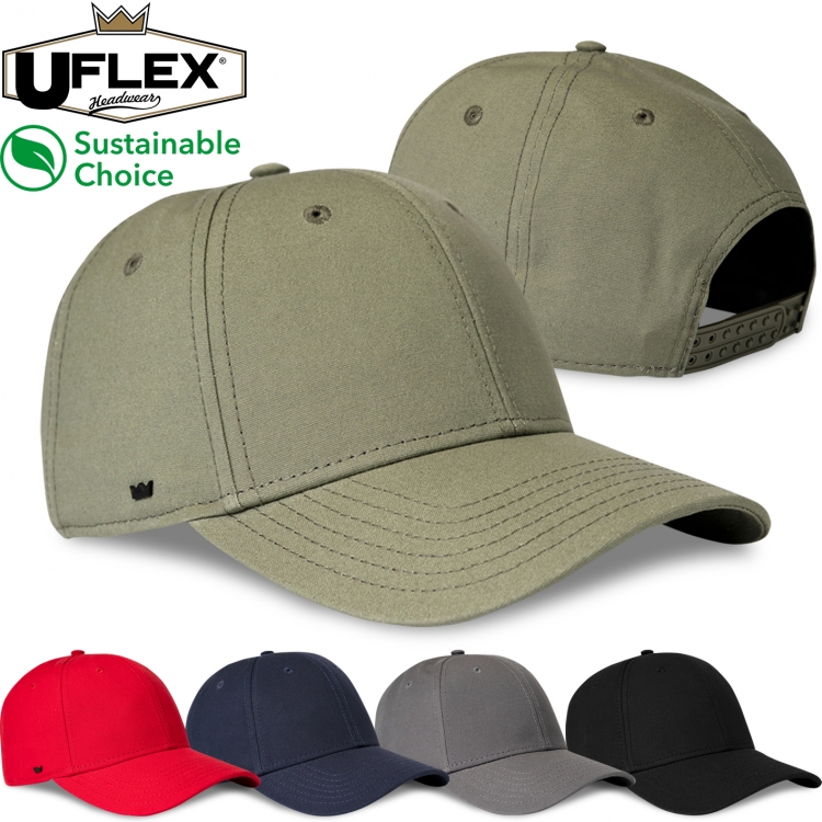 UFlex 6 Panel Recycled Cotton Baseball Cap