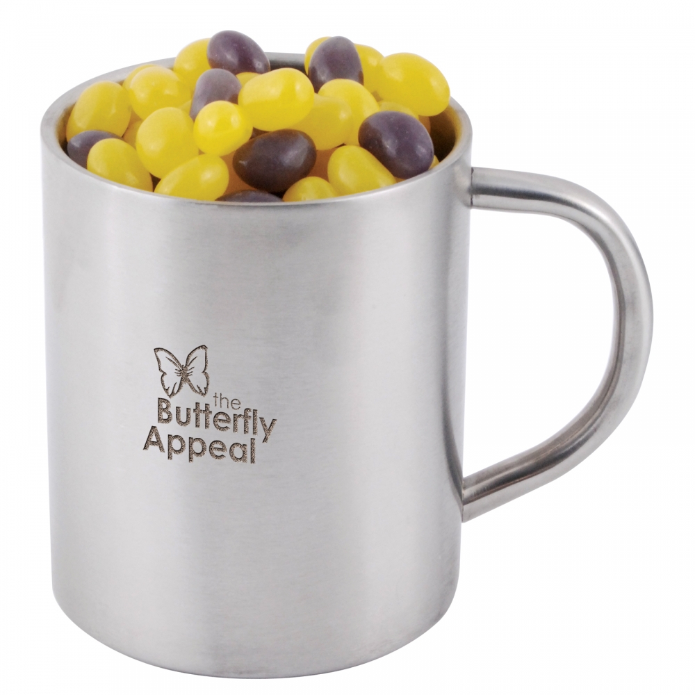 Corporate Colour Mini Jelly Beans in Java Mug 