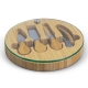 NATURA Glass & Bamboo Cheese Board