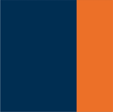 Navy-Fluro Orange