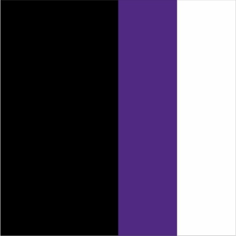 Black-Electric Purple-White