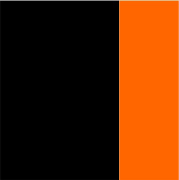 Black/Orange